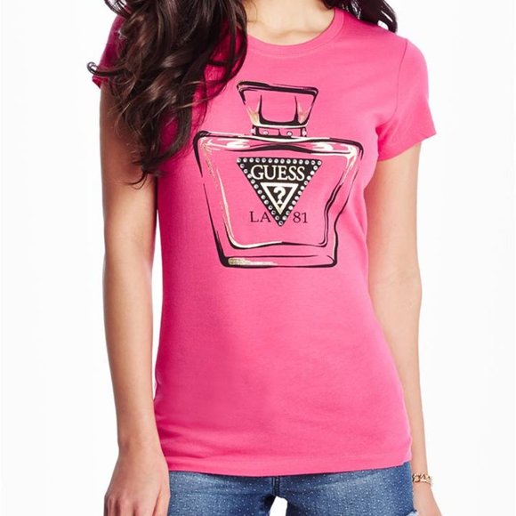 Guess Tops - Guess pink t-shirt